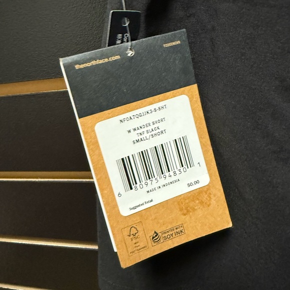 The North Face Black Athletic Shorts Lightweight Breathable - Picture 4 of 4